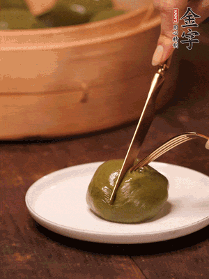 軟軟糯糯，香味可以秒殺99%的成品青團